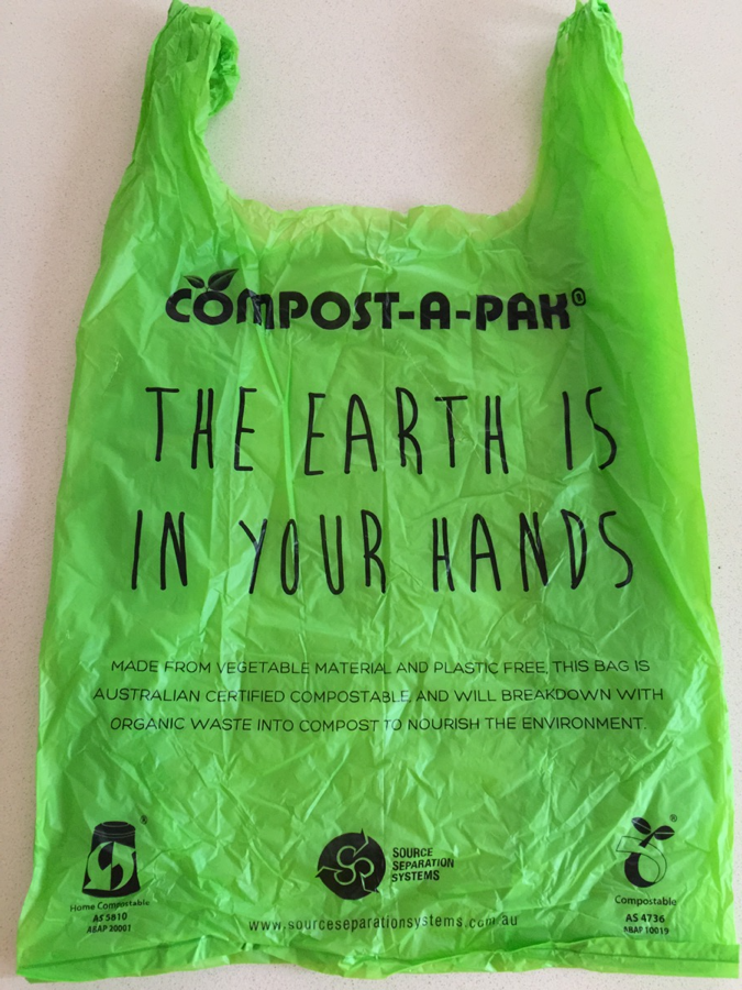The Compost-A-Pak bag